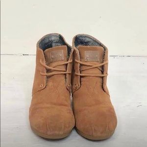 Brown Tom's Suede Kala Booties